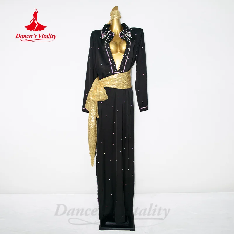 Костюм для танца живота по индивидуальному заказу халат с камнями AB пожилых
