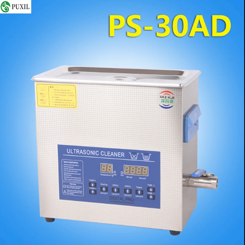 

6L dual double frequency 28khz 40Khz digital ultrasonic cleaner cleaning machine fast shipping