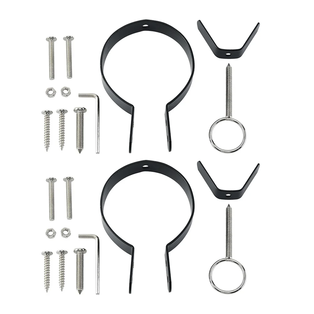 

2 Sets Retainer Holder Holder Folding Bracket Ham Rack Serving Metal Brackets Spanish Ham Clamp Display Stand Ham Stand