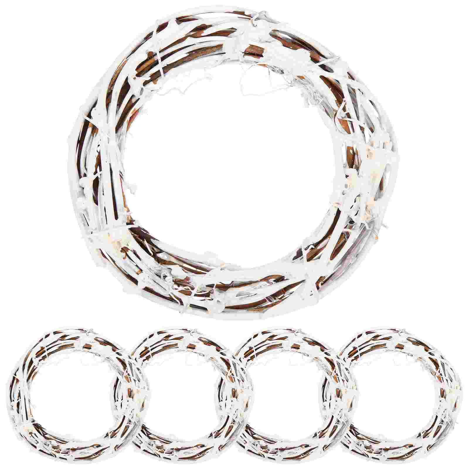 

Wreath Diy Rattan Frame Ring Vine Garland Grapevine Christmas Natural Circle Branch Decorationhoop Making Round Welcome Floral