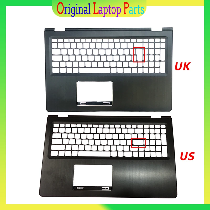 

Laptops C Shell New Laptop Palmrest Upper Case For Lenovo Yoga 500-15 Flex3 15 1570 1580 Series keyboard Bezel Black