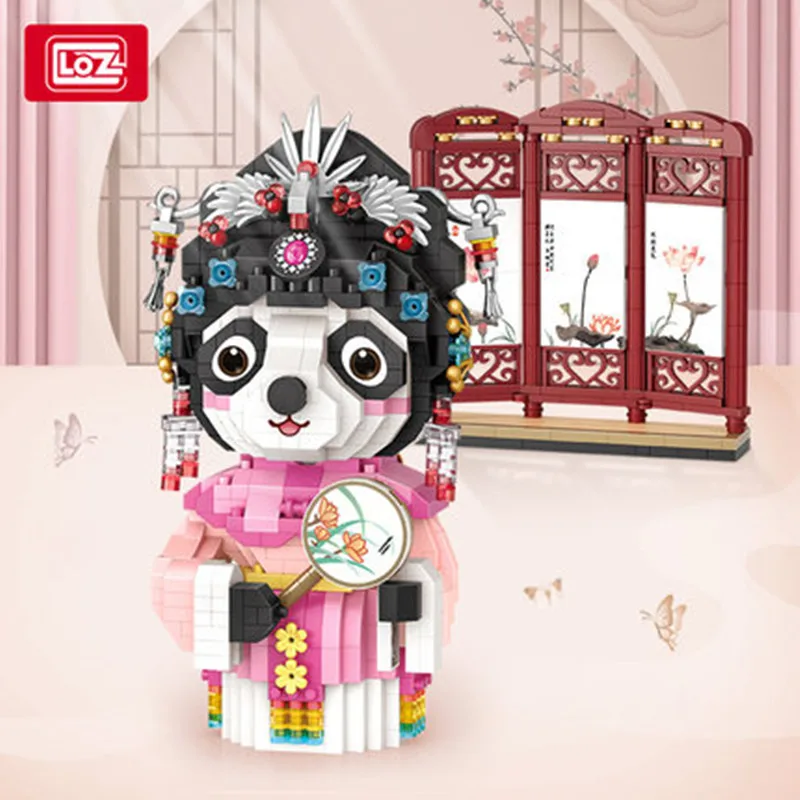 

New arrive LOZ Building Blocks toys Peking Opera character National Quintessence assembly toys for children boys and girls 8108