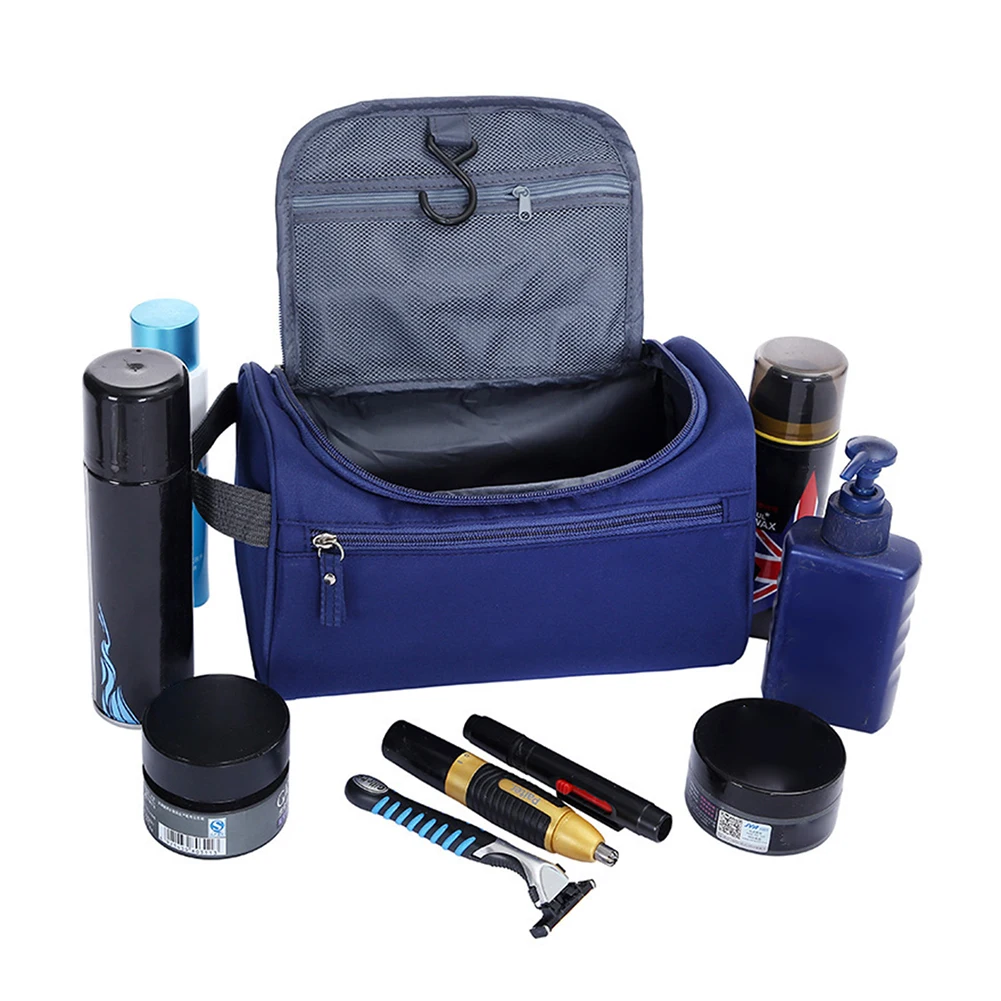 

Hanging Travel Toiletry Bag with Hook and Handle Waterproof Cosmetic Bag Men Women Make Up Case Multi-function Organizer