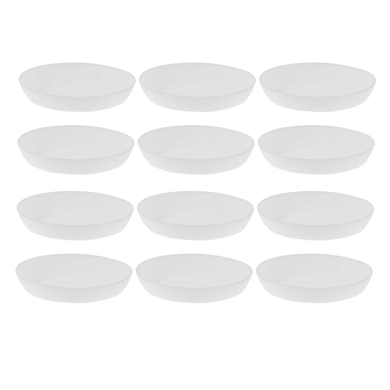 

12pcs Flowerpot Drip Trays Plastic Flowerpot Base Round Tray for Garden Balcony