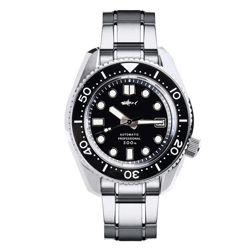 

Heimdallr SBDX MM300 NH35 Automatic Watch Men Oyster Bracelet Sapphire Crystal Black Dial Mechanical Diving Sports Watches