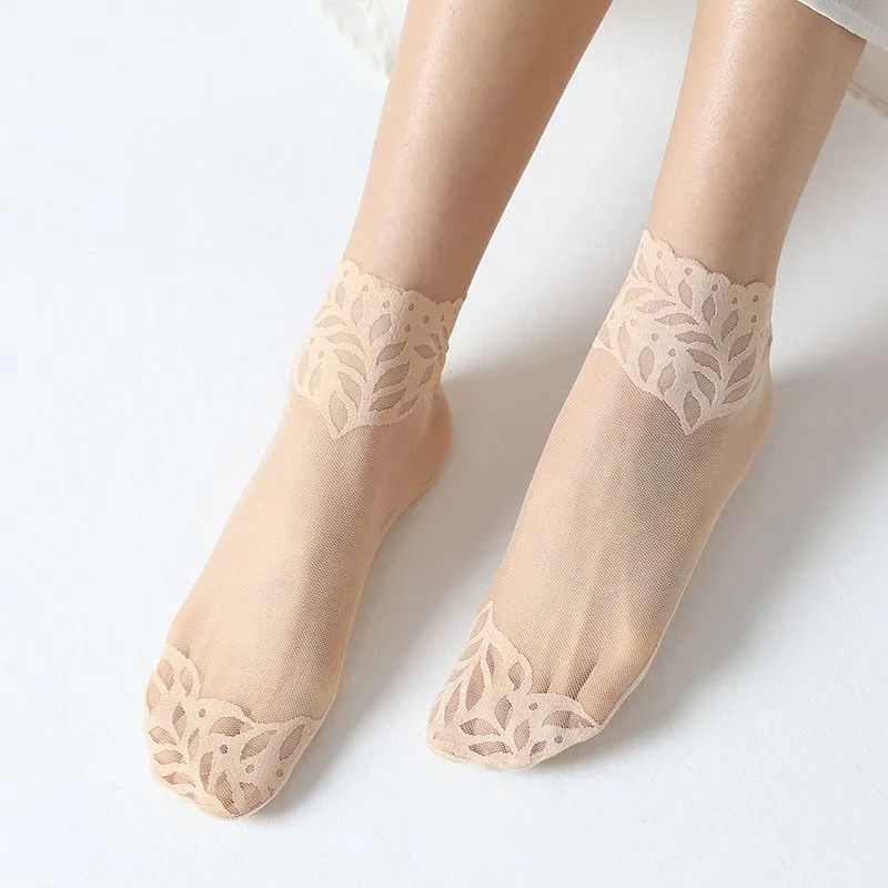 Женские кружевные носки, новые дышащие сетчатые поглощающие пот дезодорирующие серии, модные трендовые универсальные, Лидер продаж, женские носки Y117