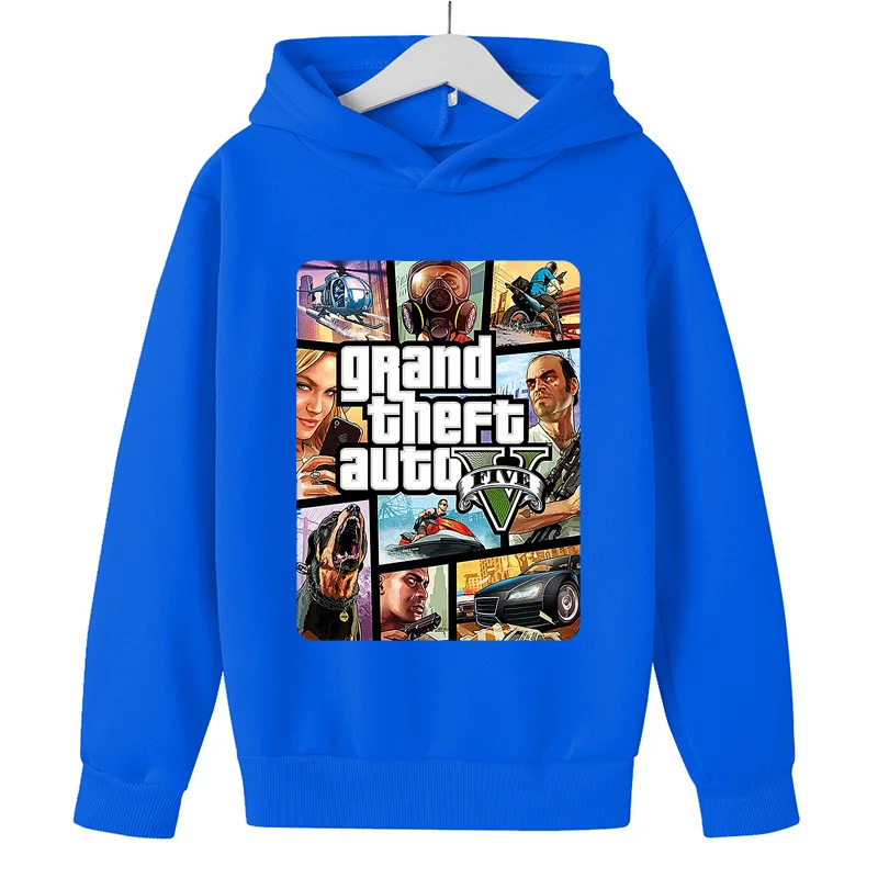 

2022 Children Fashion Game Printed Boys Hoodie Casual Cotton Children's Harajuku Hip Hop Pullover Girls Outdoor Sports Coat