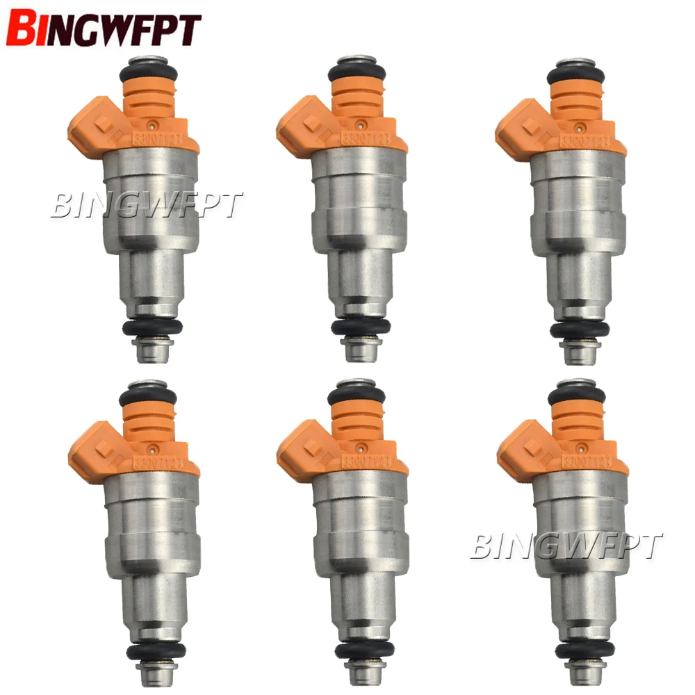 

6pcs Fuel Injectors 33007127 fits For Wrangler Cherokee YJ 1987-1998 I6 4.0L Car Accessories