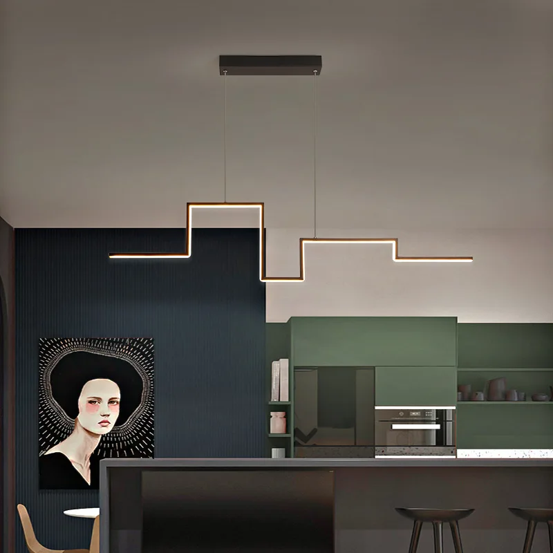 Скандинавская светодиодная люстра для ресторана освещение современный