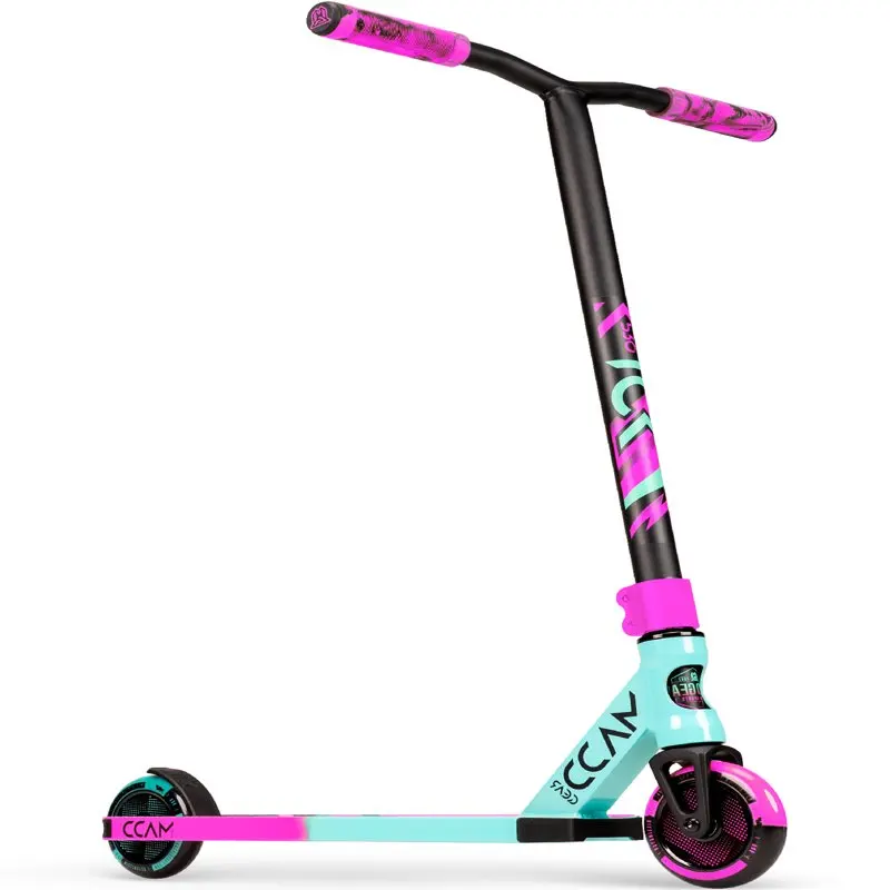 

Kick Stunt Scooter for Ages 6 + Strong Aluminum 5" Wide Lightweight Deck - Designed for Skatepark Use