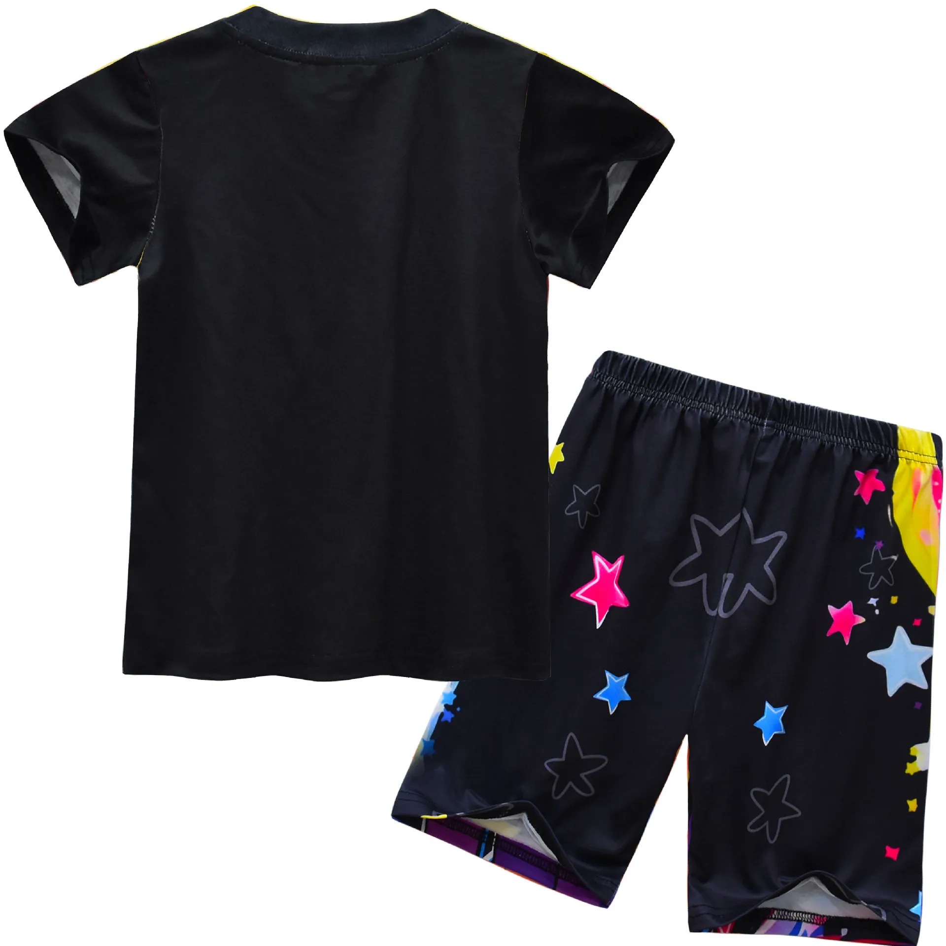 Летняя футболка с коротким рукавом и шорты для мальчиков девочек