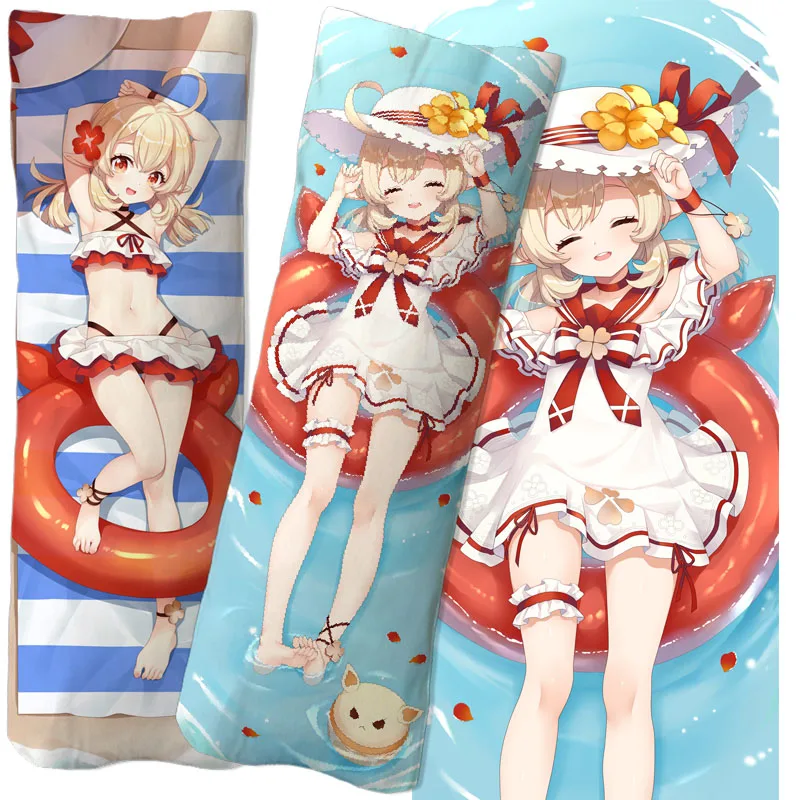 

Дакимакура, чехол для подушки, Genshin, ударная печать, домашние декоративные подушки для кровати, кушетки, Декор