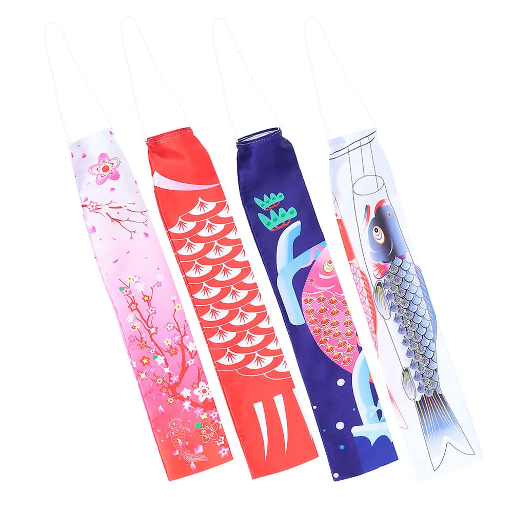 

Carp Streamer Japanese Style Pendants Decorative Windsocks Hanging Fish Flags Outdoor Banner