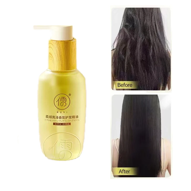 Ruyi Cleanless Hair Conditioner Essential Oil Dry and Dried Repairs Leaves Fragrance Smooth and Improves Damaged Hair Quality