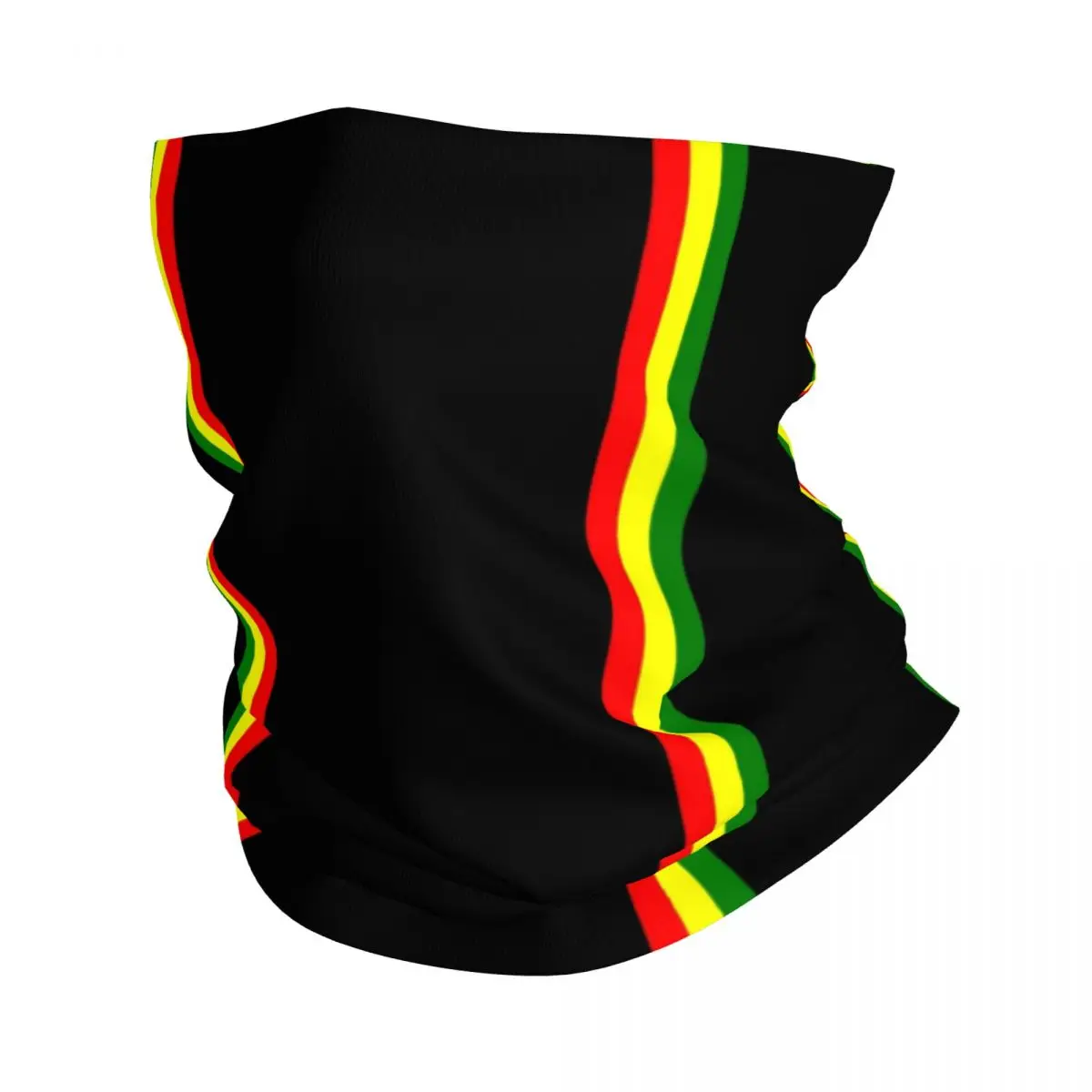 

Rasta Lion Stripe Pattern Bandana Neck Cover Printed Reggae Jamaican Jamaica Mask Scarf Headband Outdoor for Men Women Adult