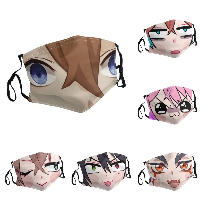 

Маска для лица Childe Genshin противотуманная С Пылезащитным покрытием для взрослых