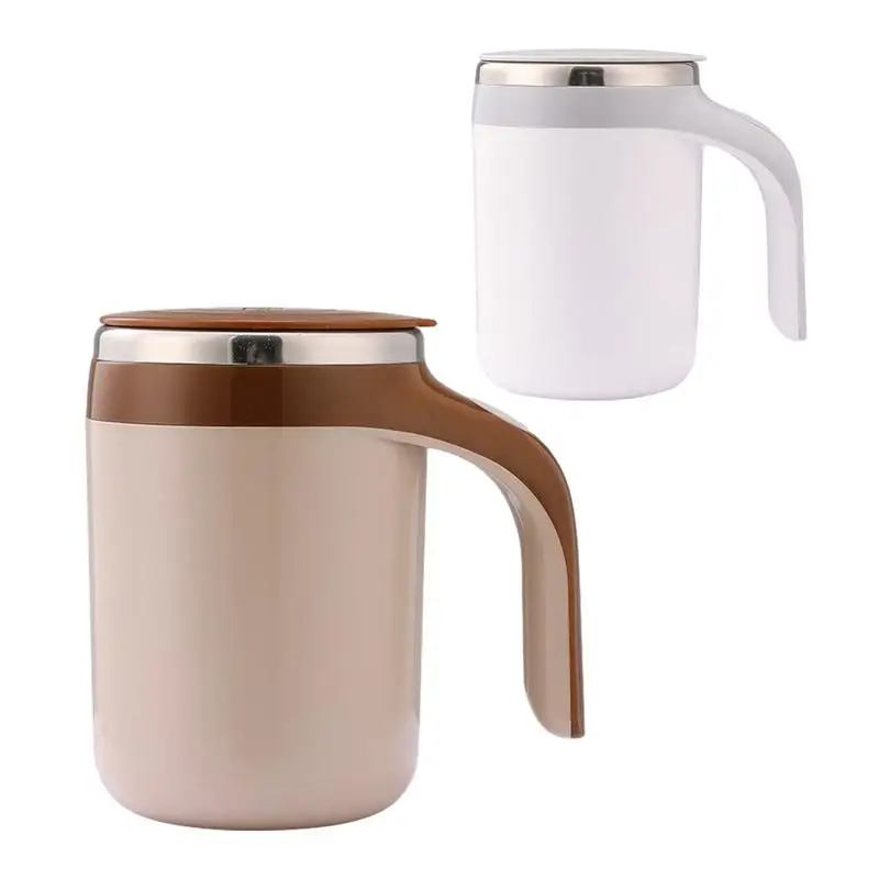 

Self Stirring Coffee Mug Waterproof Travel Stirring Coffee Mug 380ml Large Capacity Electric Mixing Mug for Hot Chocolate Coffee