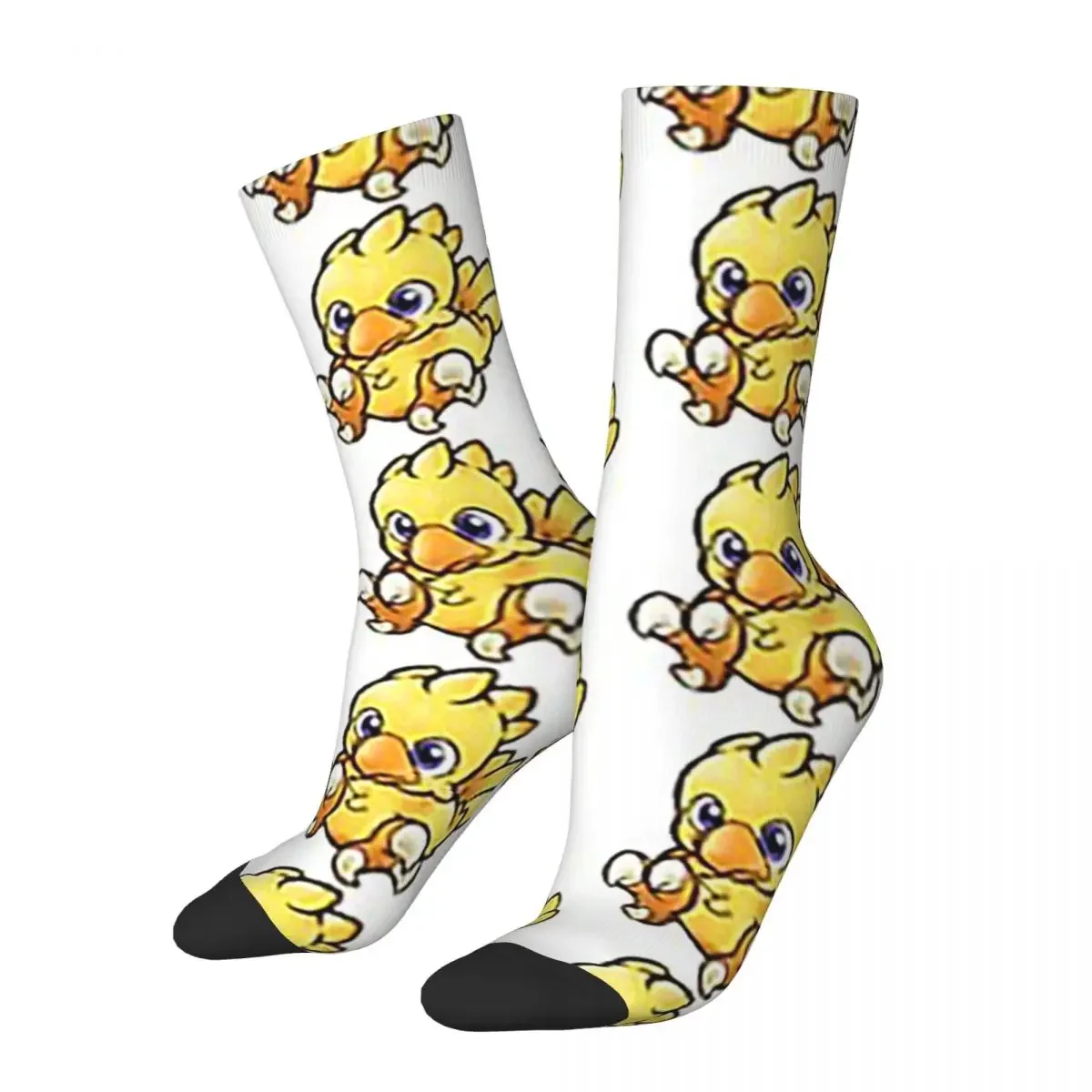 Носки Chocobo окончательная фантазия высококачественные чулки в стиле Харадзюку