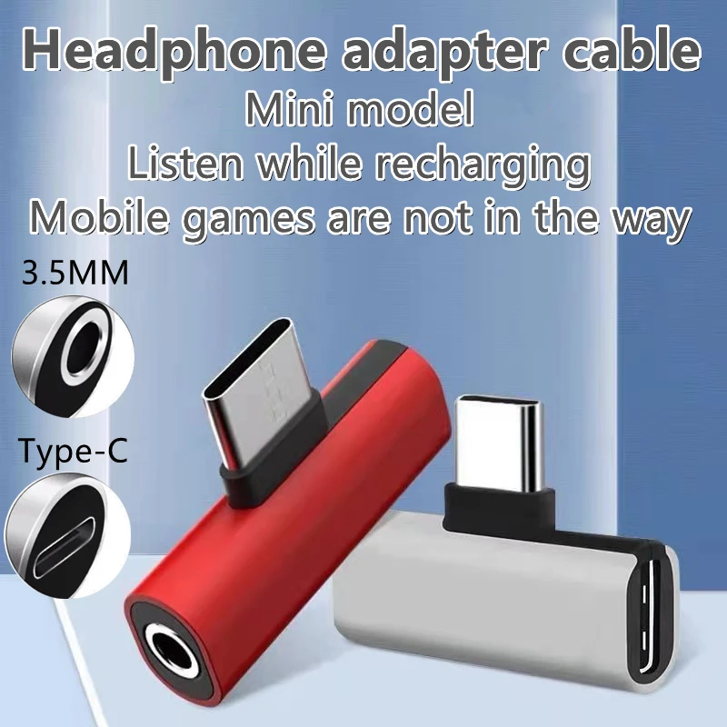 

Переходник для наушников и кабеля Type-c с разъемом типа мм