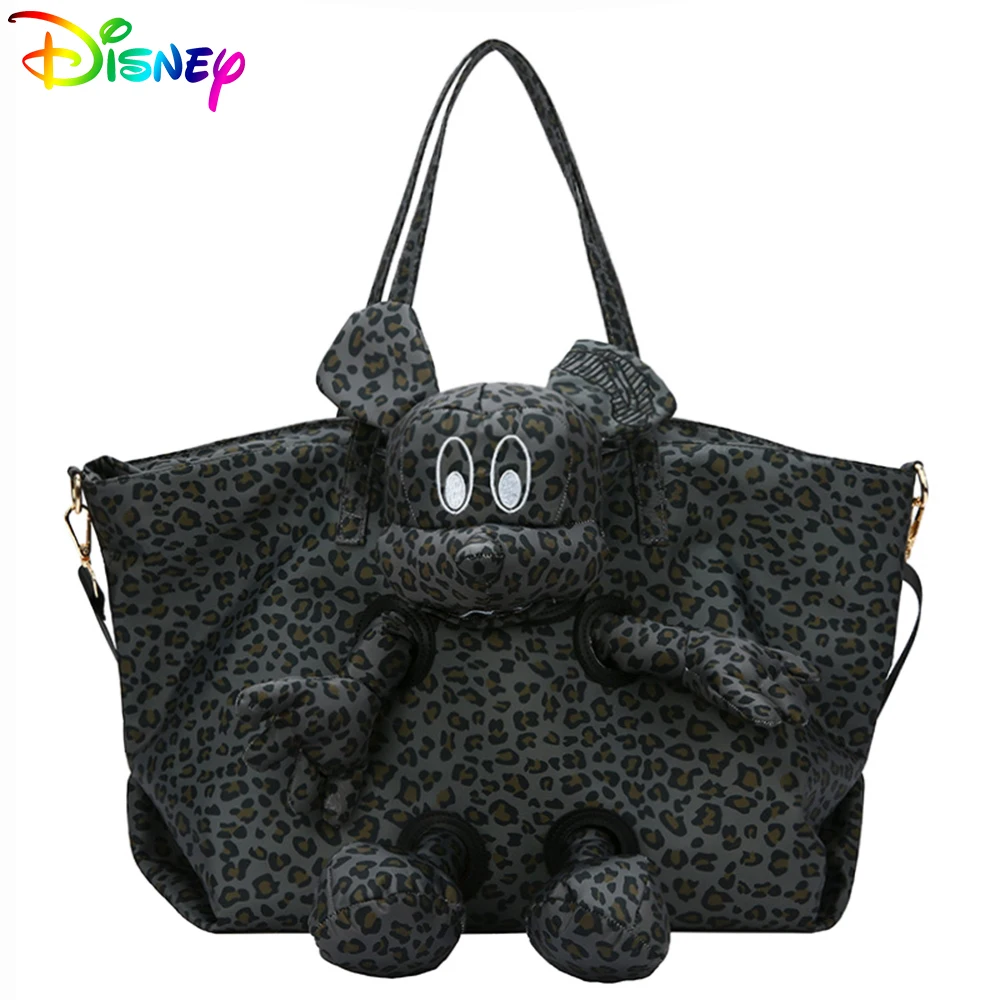 

Женская сумка для путешествий, с леопардовым принтом, большая, для пляжа