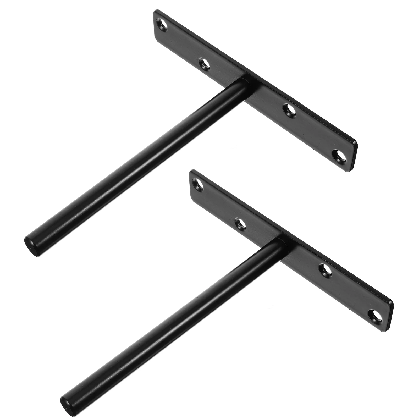 

2 Pcs Brackets for Shelves Floating Decorative Shelf Metal Iron Wall Heavy Duty