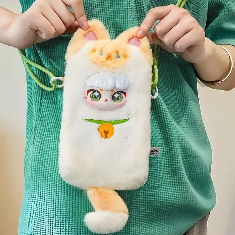 Фото Подлинная Ciaoka Meow Meow Lucky Pocket слепая коробка кукла сумка через плечо регулируемый ремешок украшение стола милый модный подарок для девочек №5