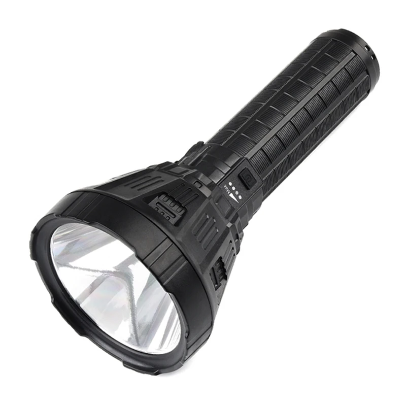 

Hot Sale Long Range Waterproof Super Torch Powerful Rechargeable LED Flashlight