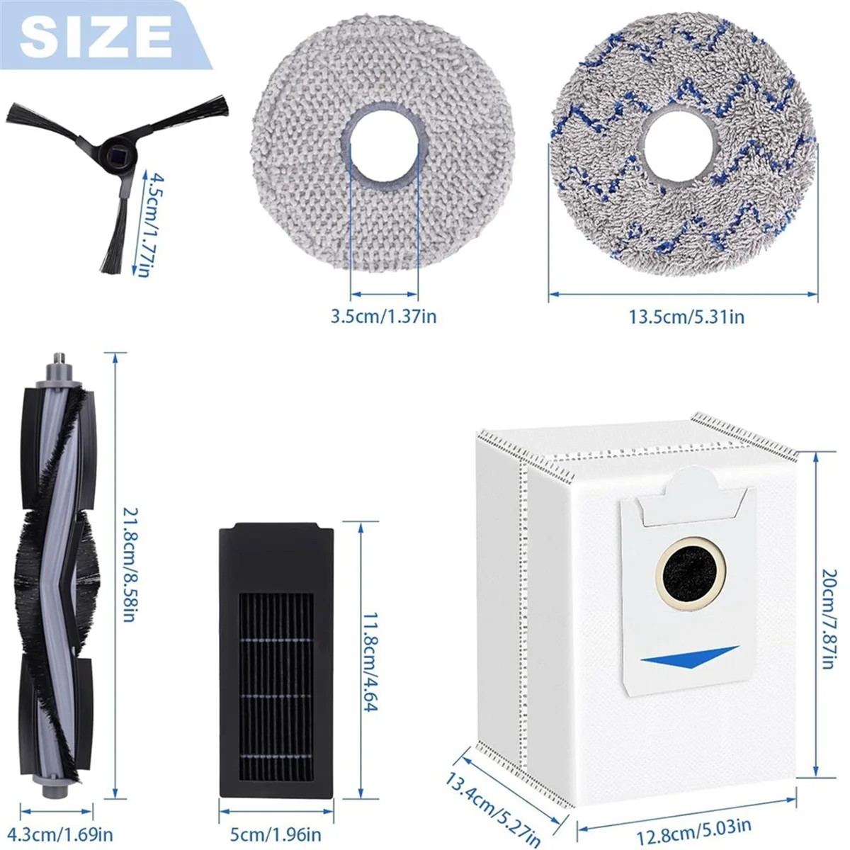 Запчасти Для Ecovacs Deebot X2 Omni / Pro/DEX86 основная боковая щетка фильтр НЕРА Швабра