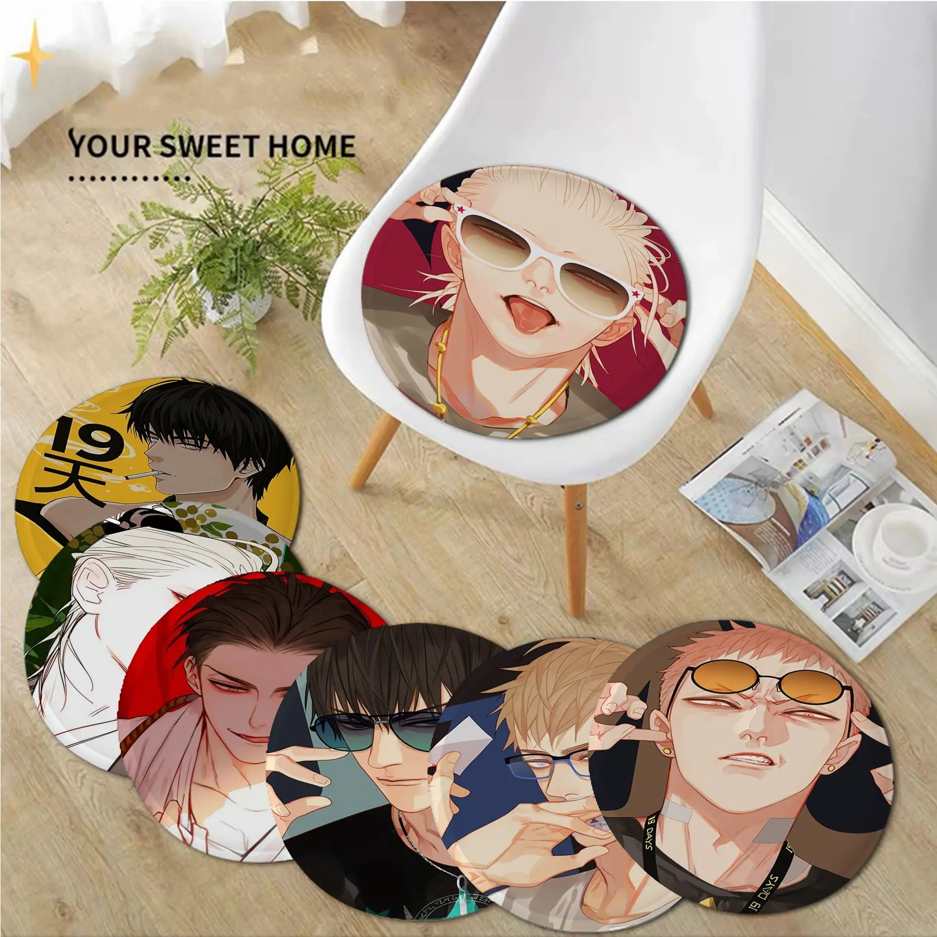 

Всесезонный коврик для стула Old Xian, мягкая подушка на сиденье для обеда, патио, дома, офиса, дома, сада, улицы, сада, 19 дней