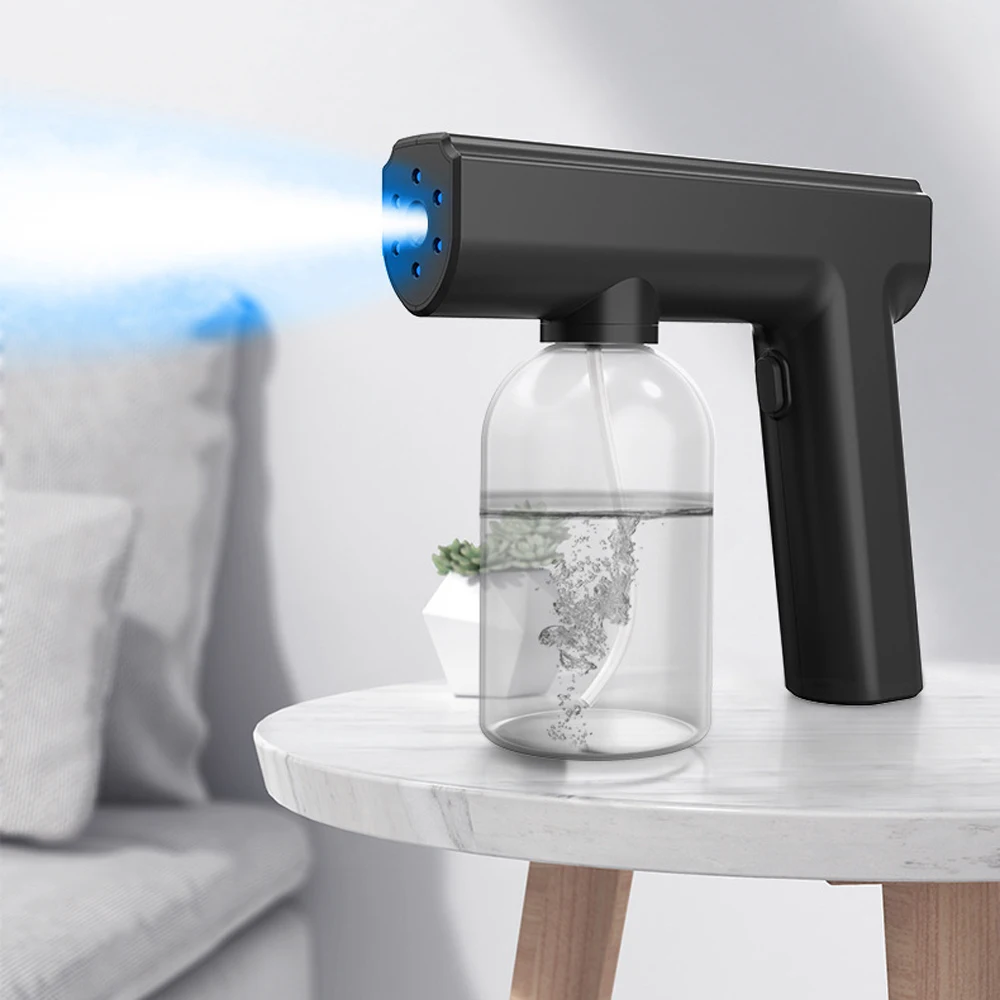 300ML Portable Atomizer Spray Gun Nano Mist Sprayer Santitizer Machine Cordless Electric ULV Fogger For Office Garden Sprayer