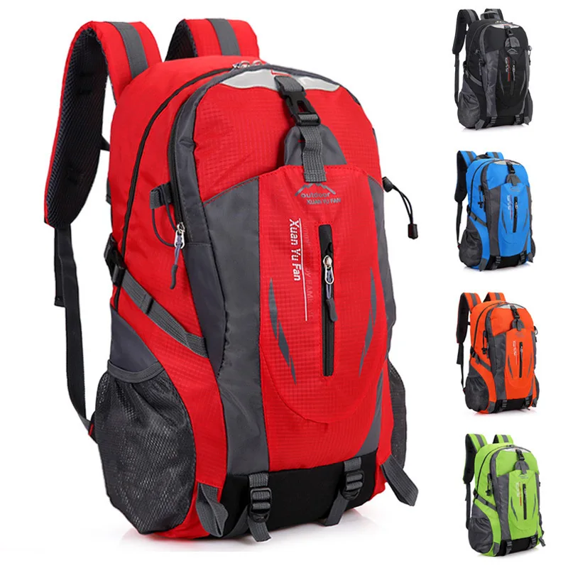 Nylon Waterproof Travel Backpacks 40L Men Climbing Bags Hiking Cycling 2022 Outdoor Sport School Bag Backpack For Women
