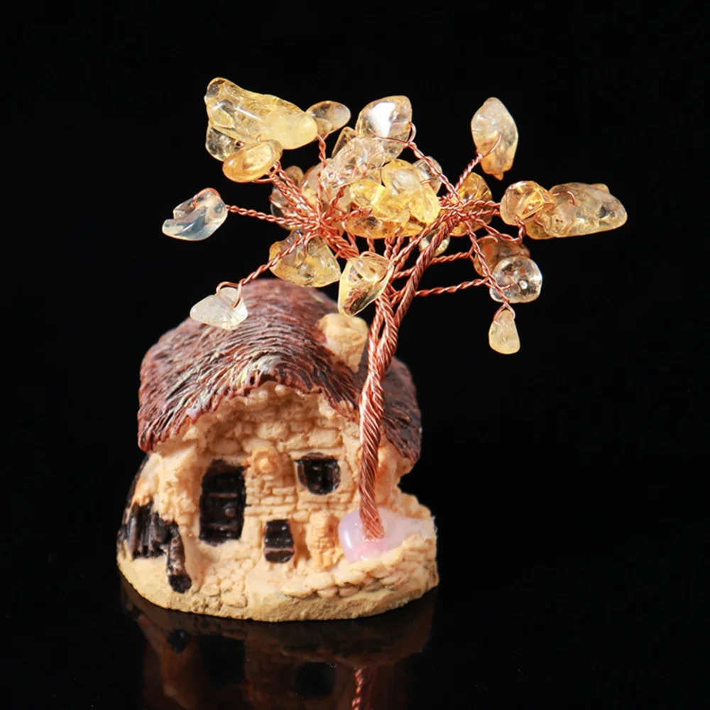 

Ornament Seven Chakra Gemstone Tree Good Luck Reiki Healing Crystals Wind Chimes Hanging Decorations