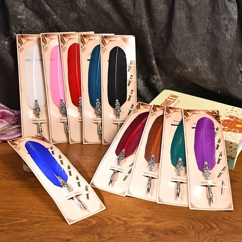 Перо в европейском стиле с креативным ретро-дизайном индивидуальный подарок на