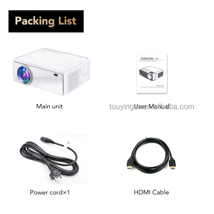 

2K 1LCD projector 2560*1440P with Android 11.0 3GB+16GB supporting 4K