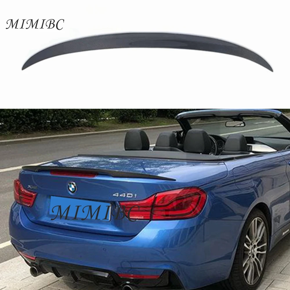 ДЛЯ BMW 4 серии F33 Convertible &amp M4 F83 P Стиль Углеродное волокно Задний спойлер Крыло
