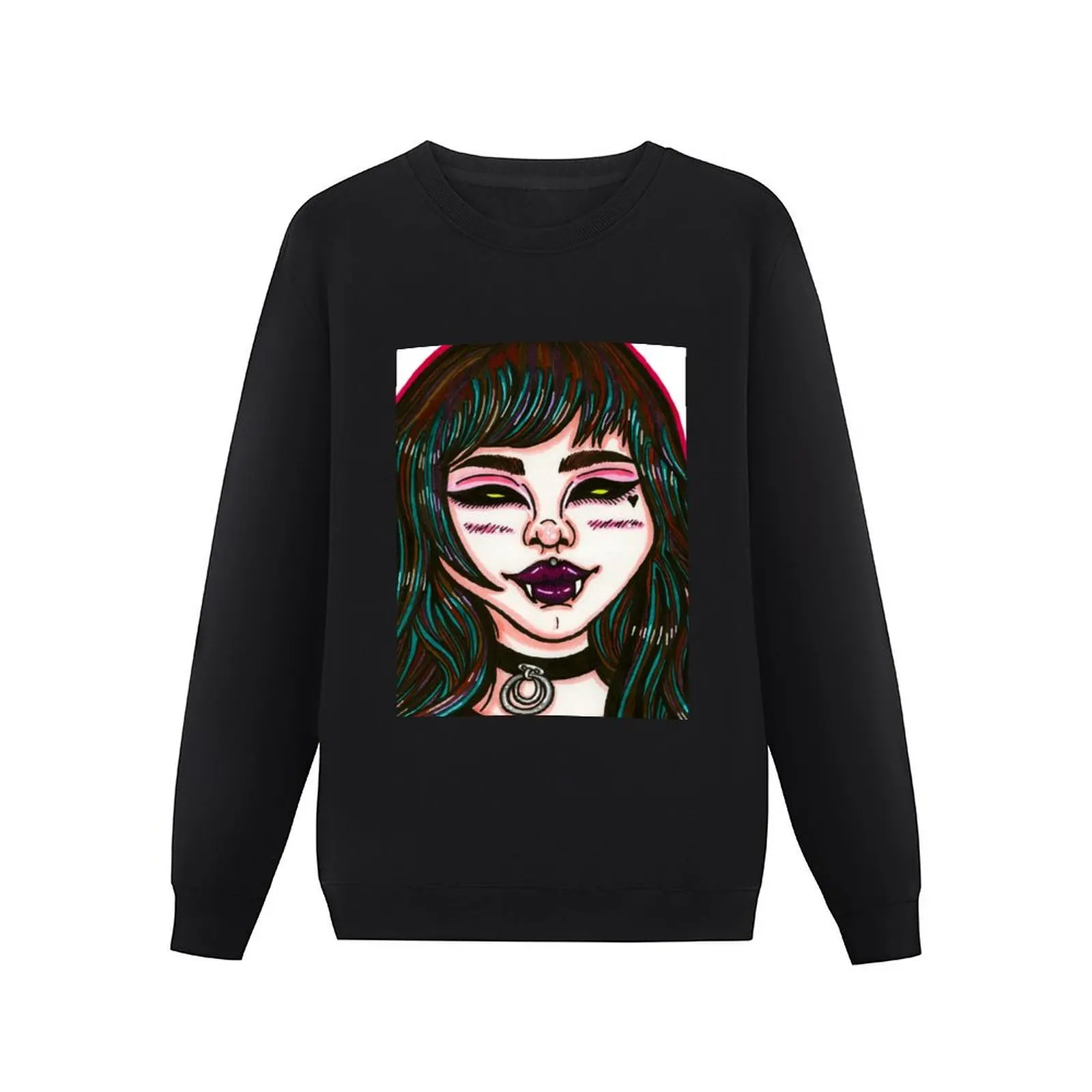 Пуловер с капюшоном VAMPY эстетичная одежда мужская толстовка