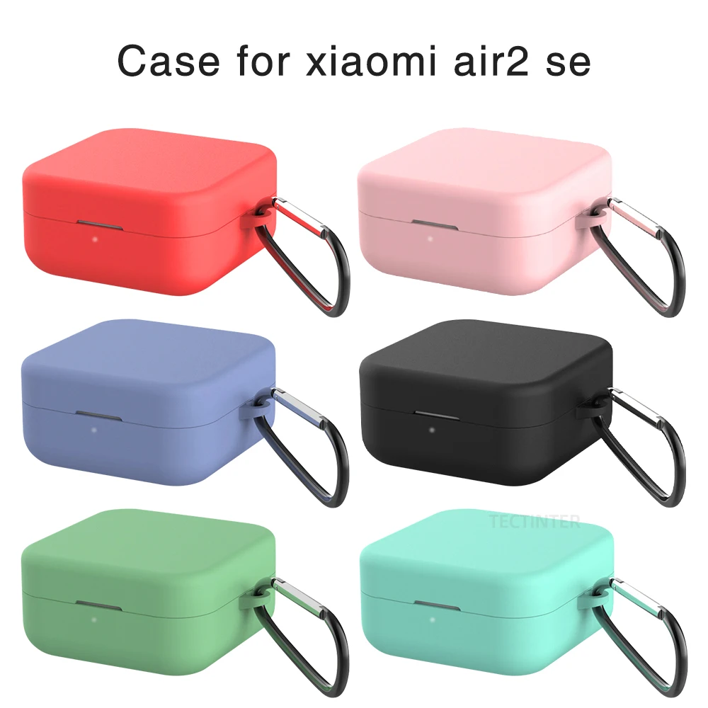 

Soft Silicone Case For Xiaomi Air 2 SE 2 in 1 Protective Earphone Cover Sleeve For Xiaomi Mi True Wireless Headphone Basic