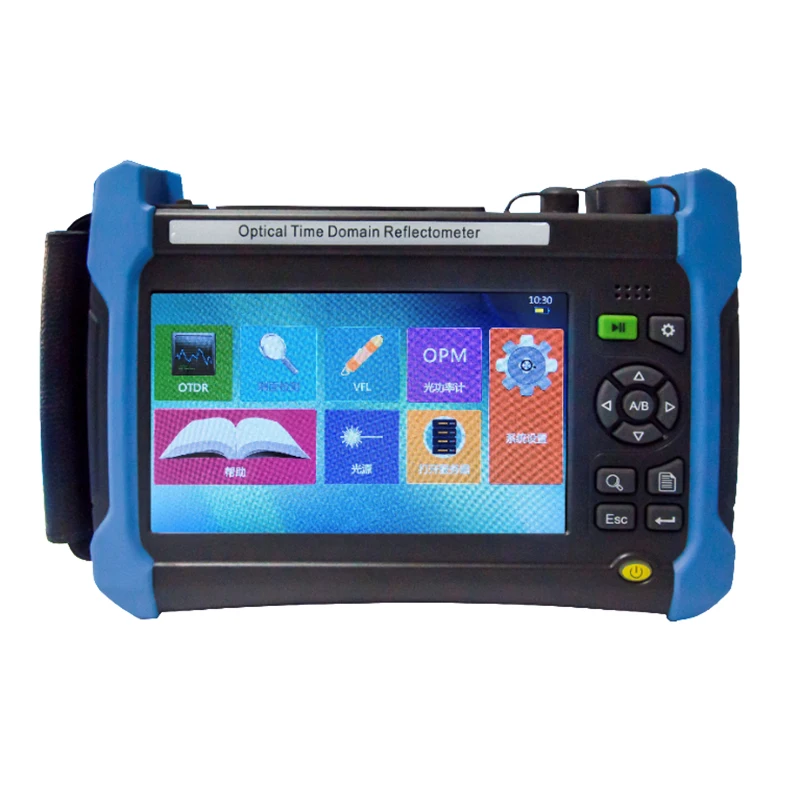 JW3302XR SM MM 7-inch TFT Color LCD Display Fiber Optic OTDR with OPM VFL Function Support English Spanish Portuguese