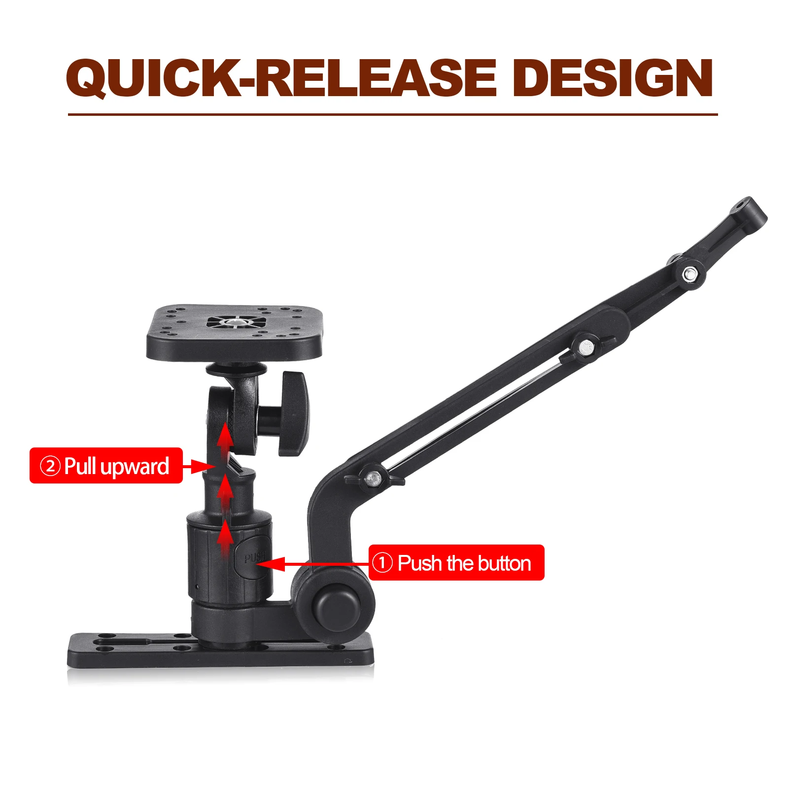 

Монтажная пластина для рыбопоискового лодки, рыбопоискового датчика