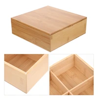 bamboo storage box with cover packaging box gift storage box home bamboo box