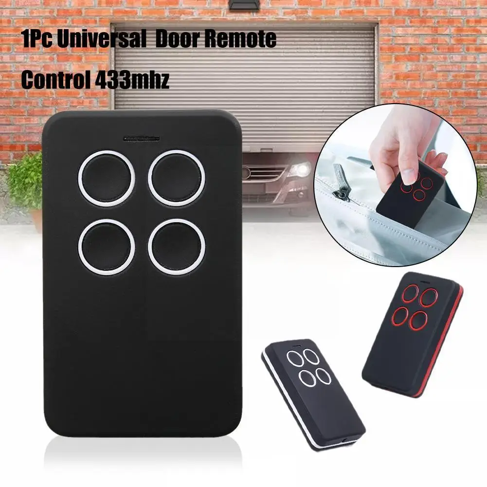 

Пульт дистанционного управления для дверей, универсальный, 4 кнопки, 433 МГц, 1 шт.