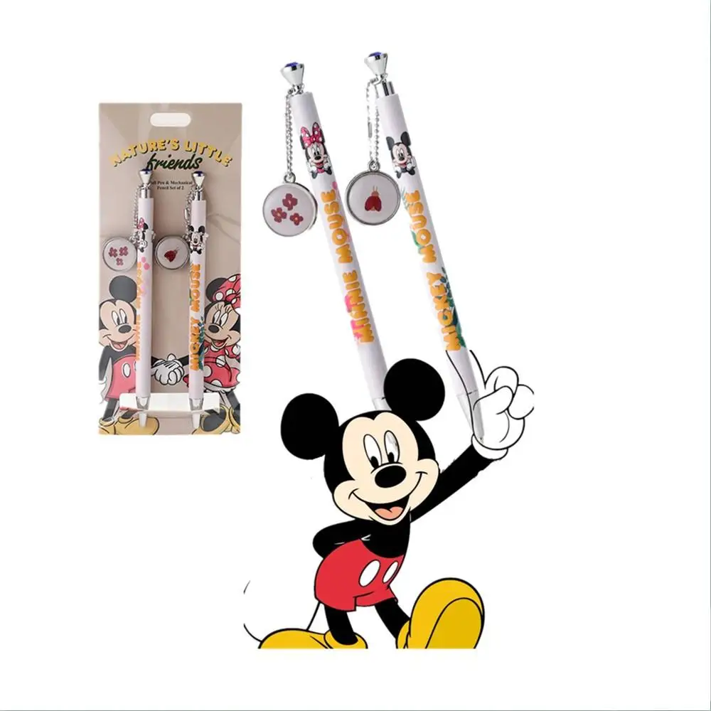 

Карандаш механический с героями мультфильмов Диснея, Микки Маус, Дональд Дак, канцелярские принадлежности для студентов, набор шариковых р...