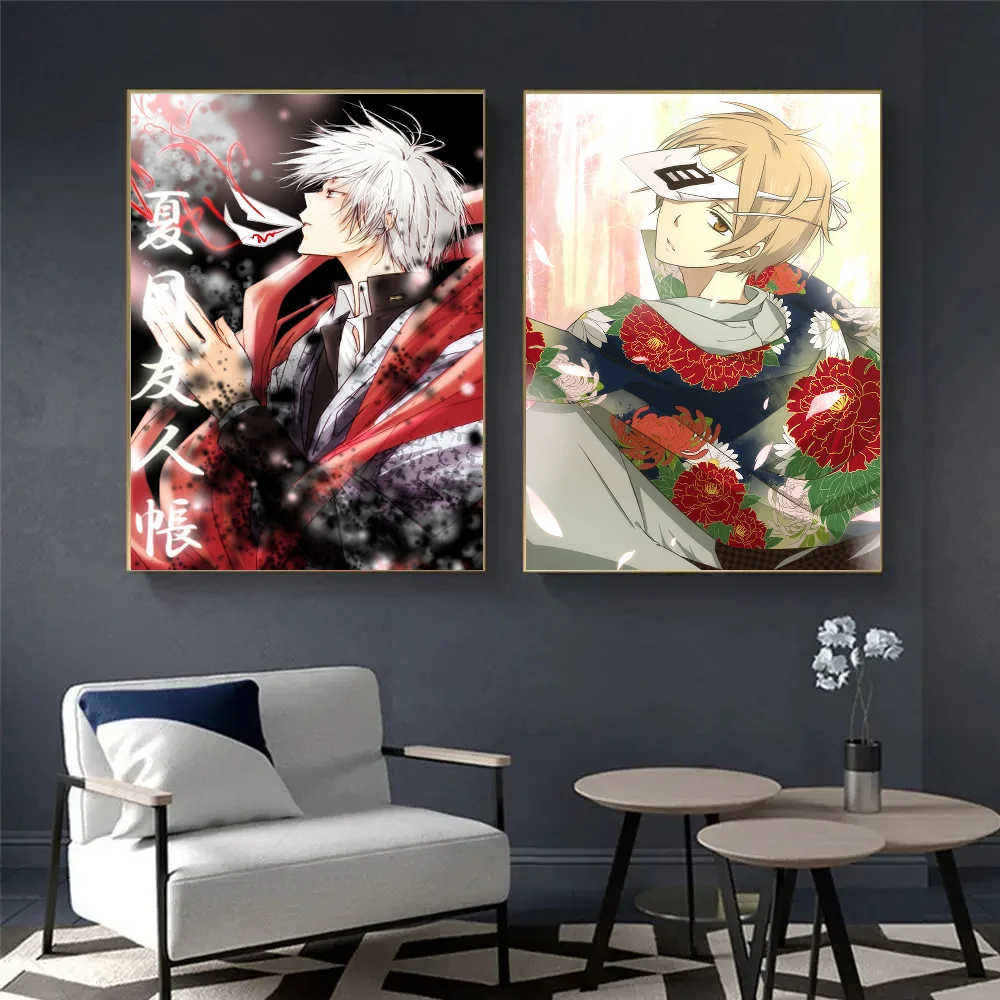 Natsume Yuujinchou Classic Vintage Posters Room Bar Cafe Decor Stickers Wall Painting