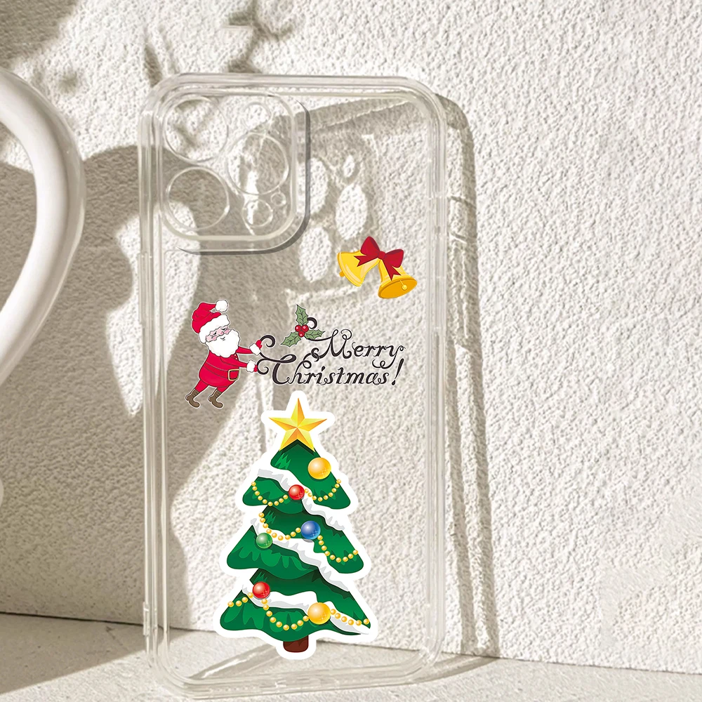 Фото Силиконовый чехол для телефона Merry Christmas Tree для IPhone 17 16 15 14 13 12 11 Pro Xs Max Air Mini 7 8 6 6s Plus SE 2020 2022 Cover №2