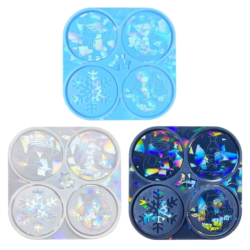 

MXME Snowflakes Mould Teapot Mat Tray Mold Jewelry Making Molds for Home Decor