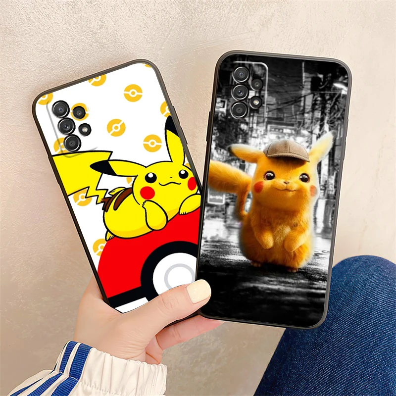 

Pokémon Pikachu Phone Cases For Samsung Galaxy S20 FE S20 Lite S8 Plus S9 Plus S10 S10E S10 Lite M11 M12 Cases Carcasa Coque