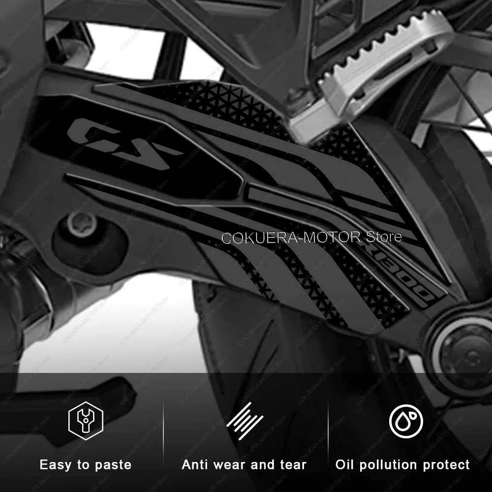 Фото Для R1300GS R 1300 GS Adventure 2025 наклейка на бак мотоцикла, наклейка на край цепи, защитная наклейка, комплект наклеек №4
