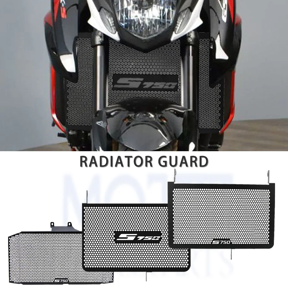 Фото Защитная решетка радиатора для мотоциклов Suzuki GSX-S750, GSX-S750Z, GSX S750, S750Z 2017-2025, 2026 №1