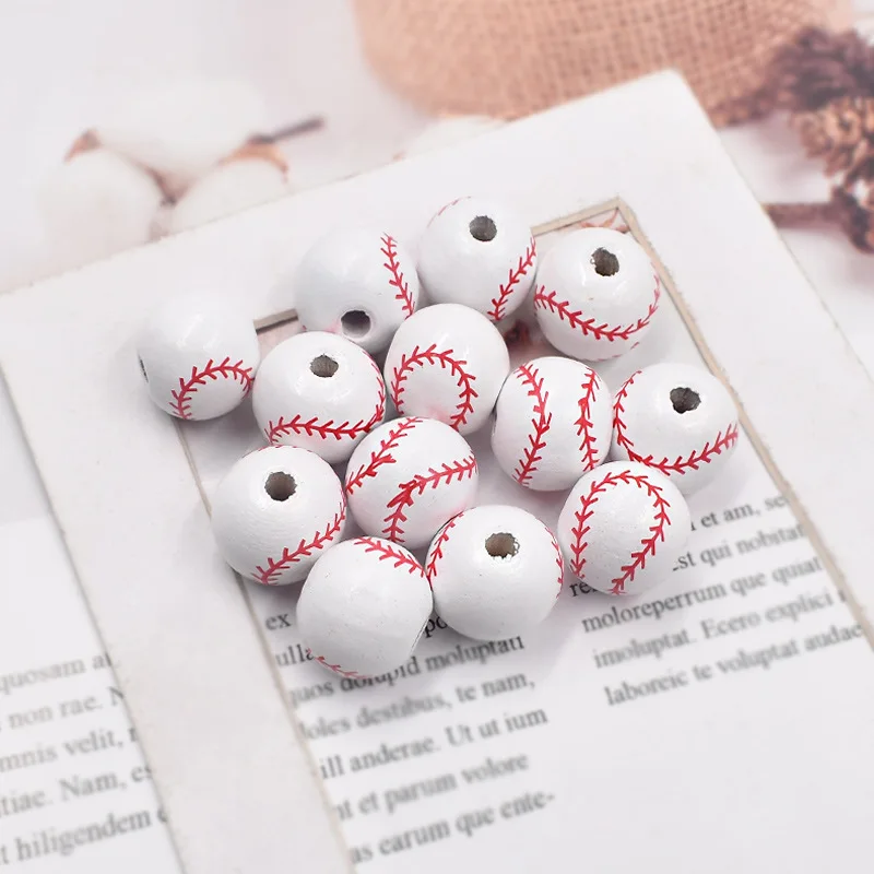 

20pcs/pack Wooden Beads Round Wood Loose Spacer Bead with 4mm Hole for DIY Crafts Jewelry Making