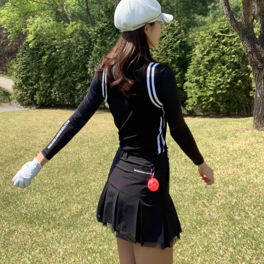 new golf long sleeves shirts for women summer ladies golf wear quick dry sun protection layers fashion design golf shirts